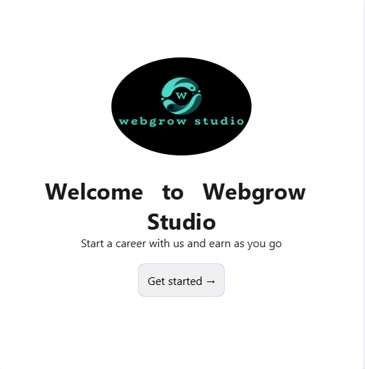 first step of signing up to webgrow studio referral system